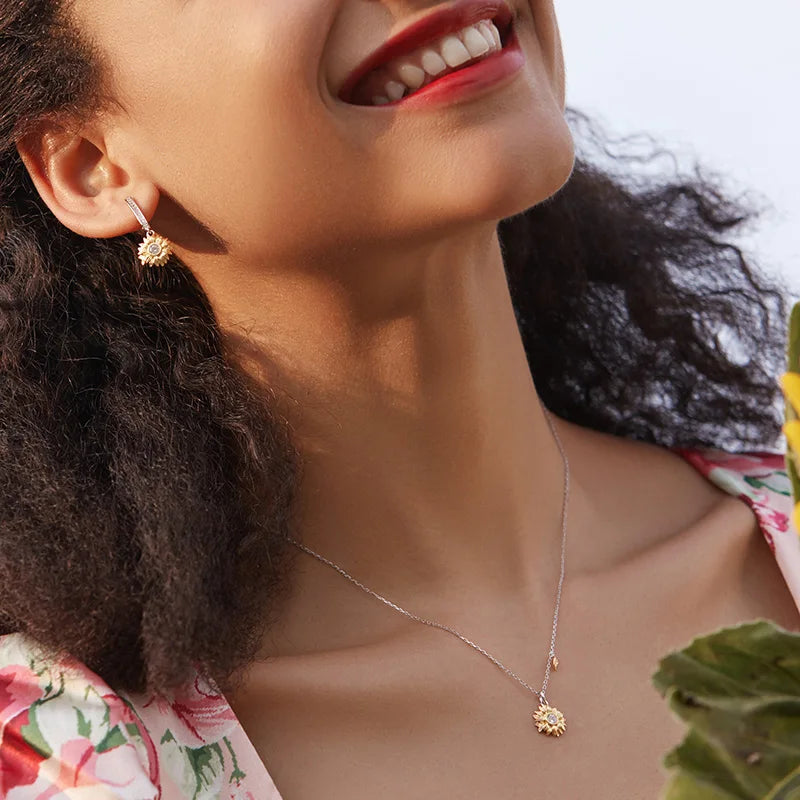 Sunflower Necklace