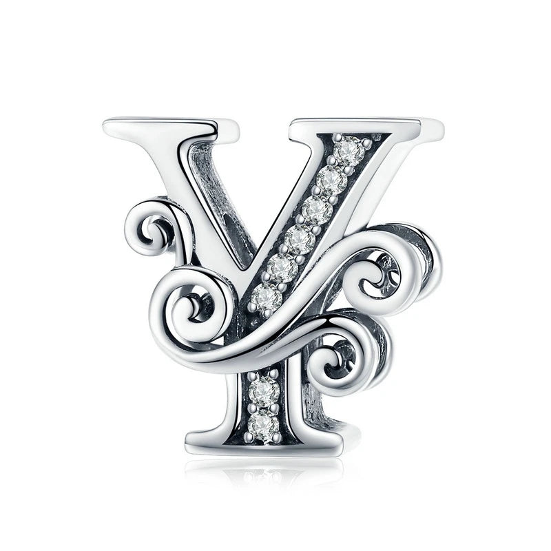 Silver Letter Vintage A to Z