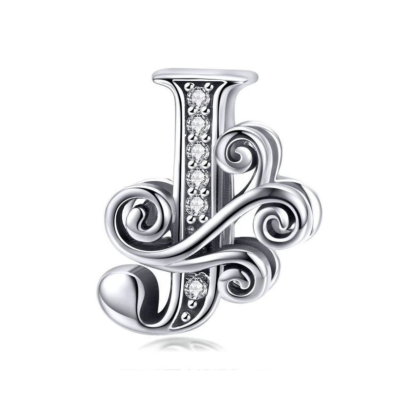 Silver Letter Vintage A to Z