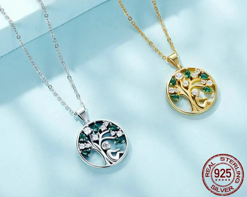 Tree of Life Necklace 14K Gold Plated