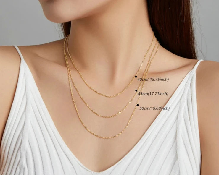 Necklace Basic Jewelry 45cm