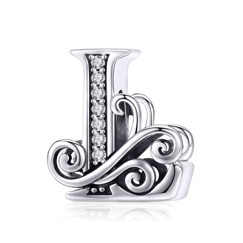 Silver Letter Vintage A to Z