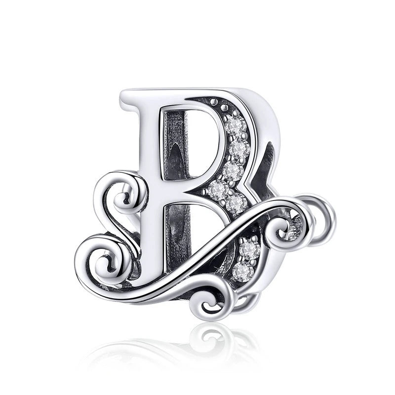 Silver Letter Vintage A to Z