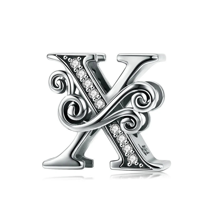 Silver Letter Vintage A to Z