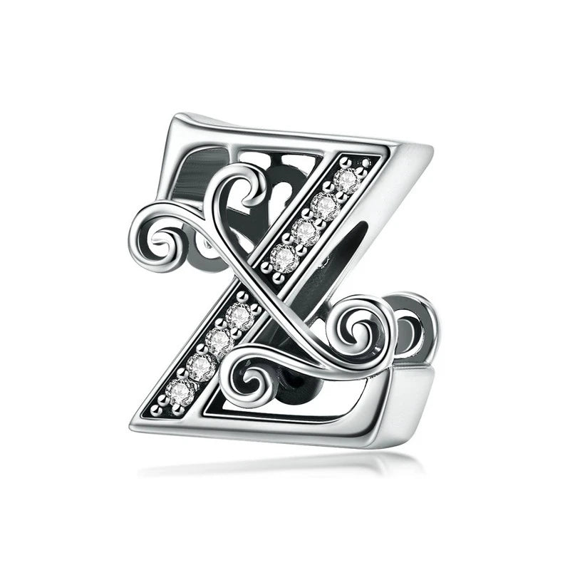 Silver Letter Vintage A to Z