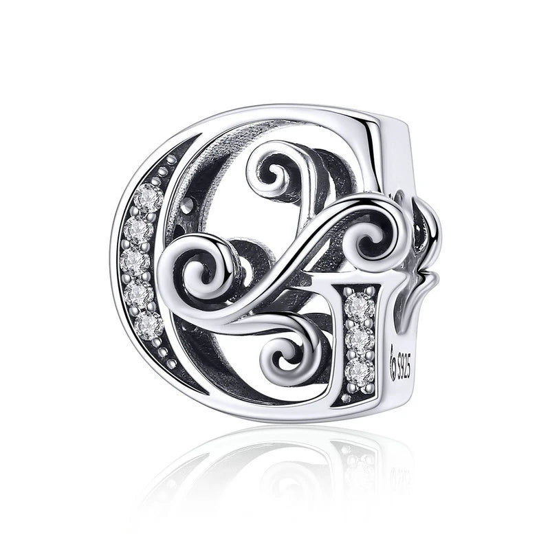 Silver Letter Vintage A to Z
