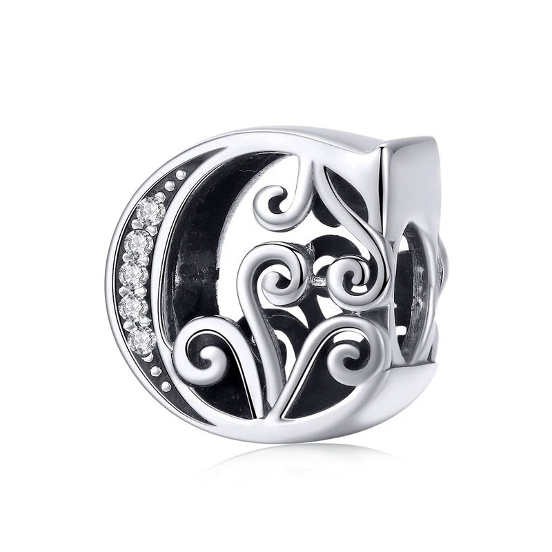Silver Letter Vintage A to Z
