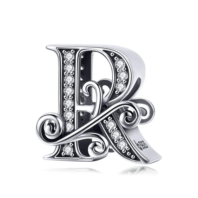 Silver Letter Vintage A to Z