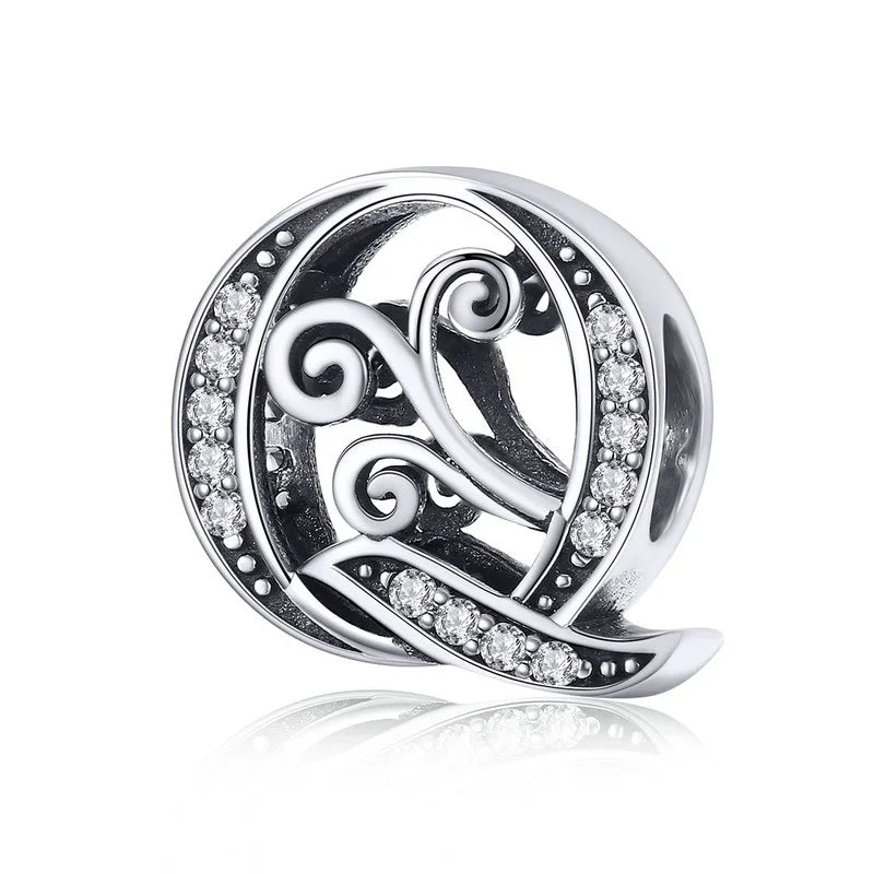 Silver Letter Vintage A to Z