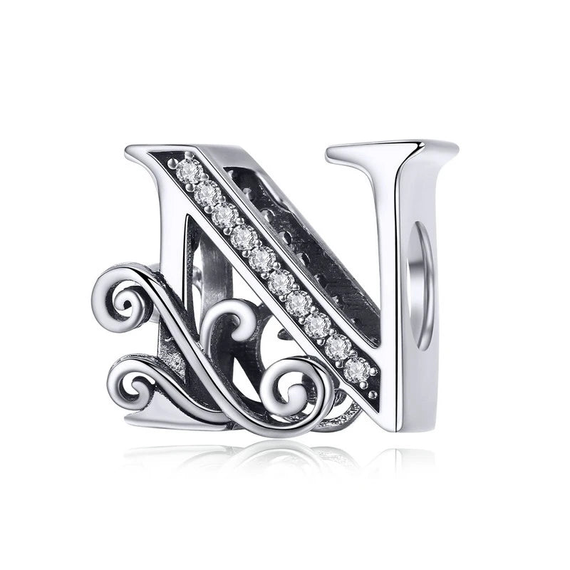 Silver Letter Vintage A to Z