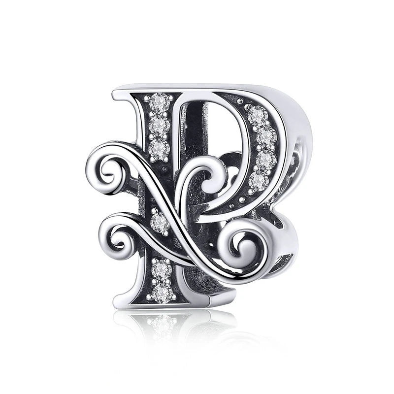 Silver Letter Vintage A to Z
