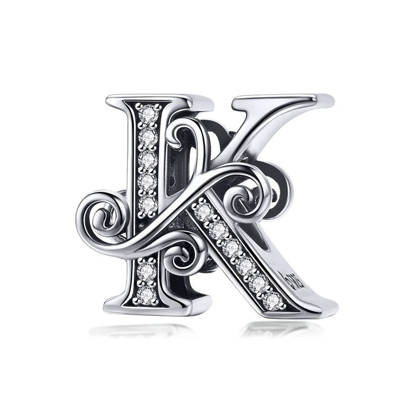 Silver Letter Vintage A to Z