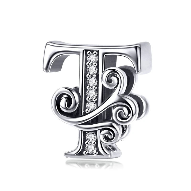 Silver Letter Vintage A to Z