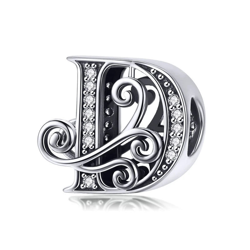 Silver Letter Vintage A to Z