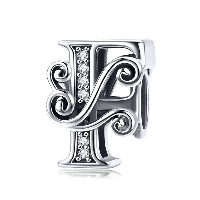 Silver Letter Vintage A to Z