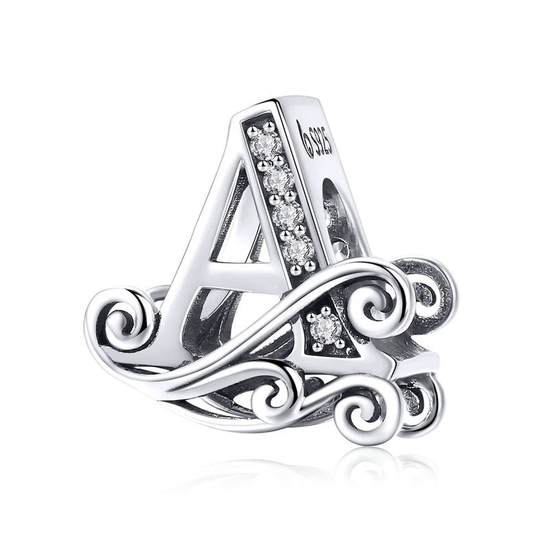Silver Letter Vintage A to Z