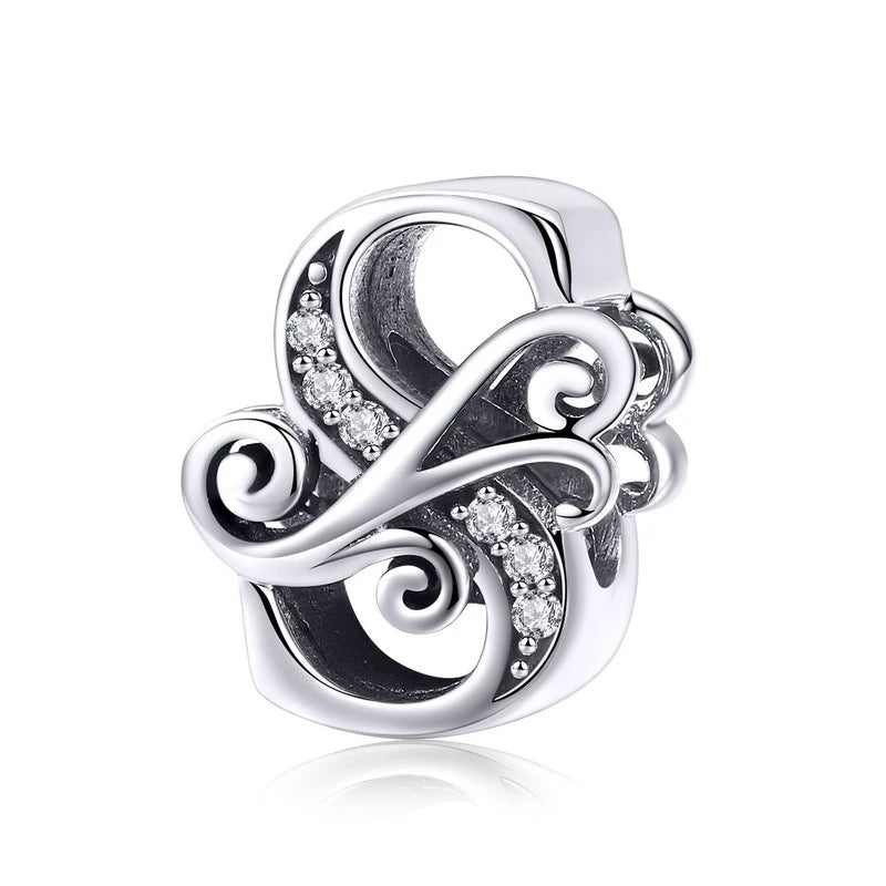 Silver Letter Vintage A to Z