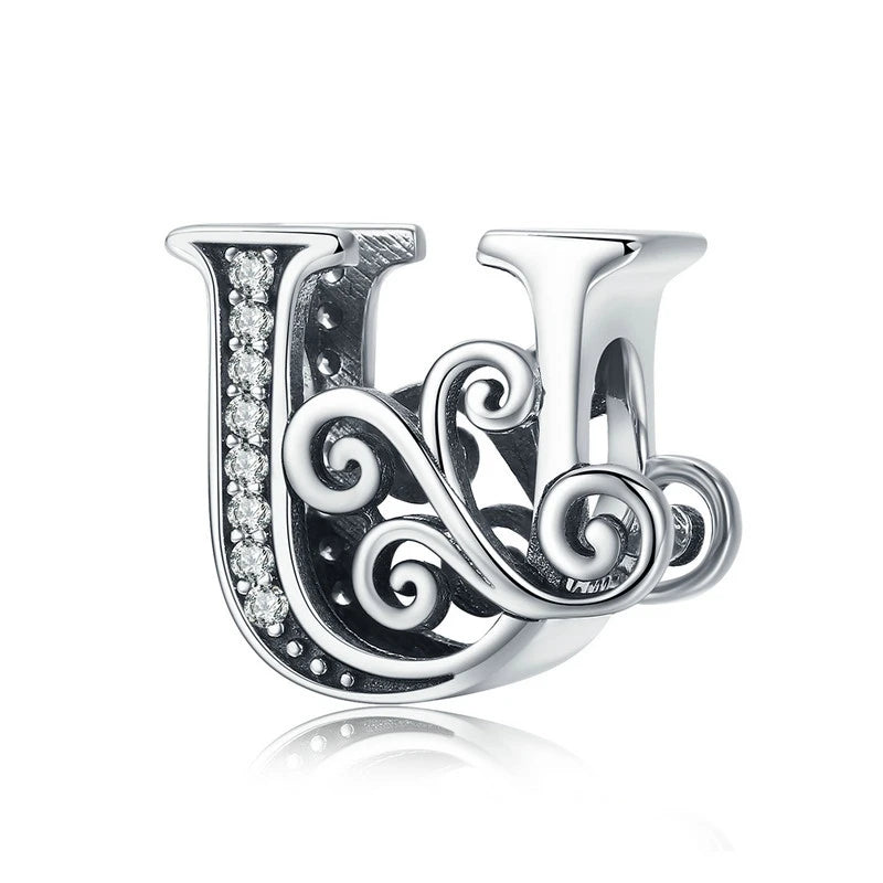 Silver Letter Vintage A to Z