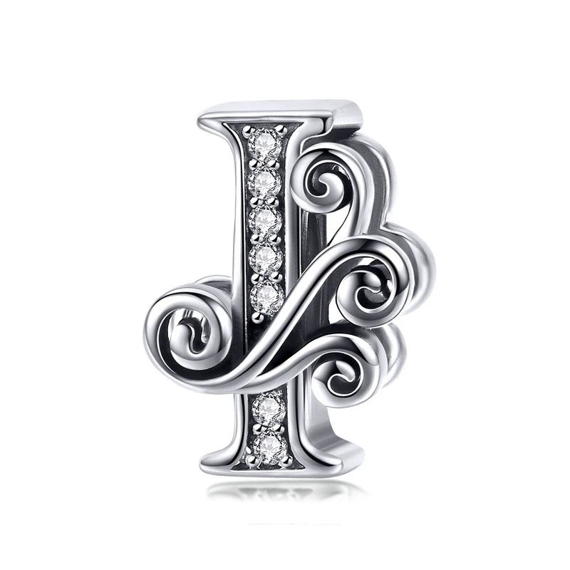 Silver Letter Vintage A to Z