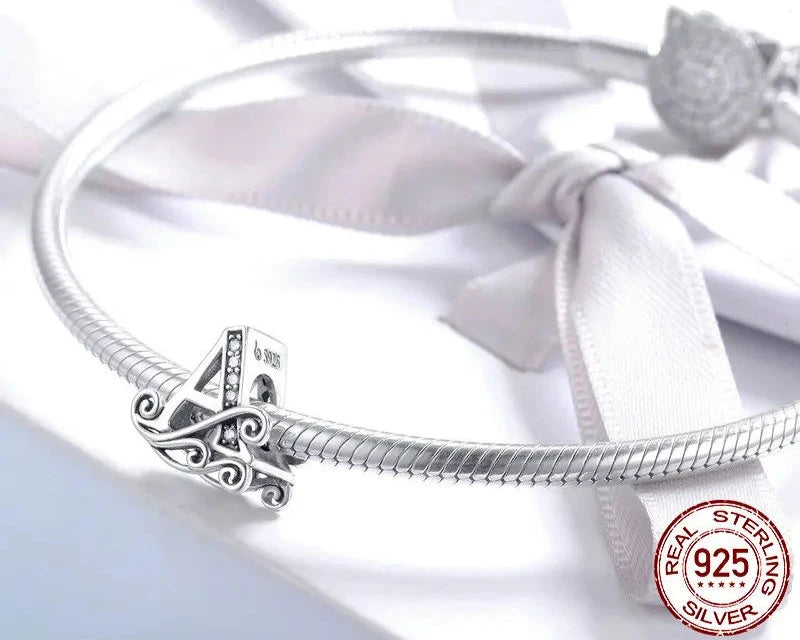 Silver Letter Vintage A to Z